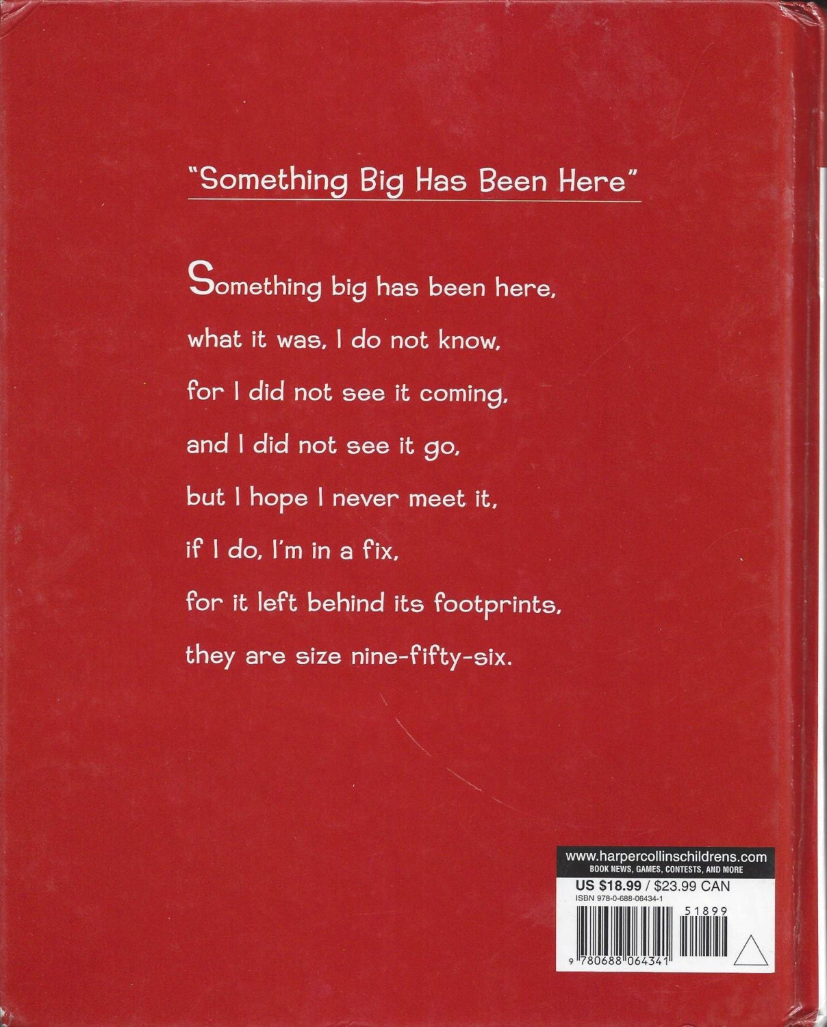Something Big Has Been Here by Jack Prelutsky Illustr by - Etsy