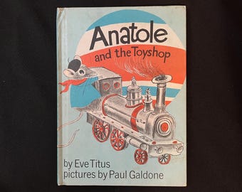 Anatole et le magasin de jouets, d'Eve Titus, Illust de Paul Galdone, 1970 HC, Weekly Reader Book Club, McGraw Hill Publisher