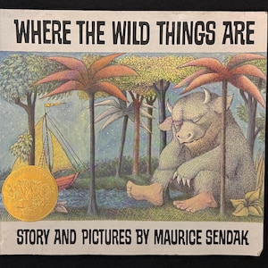 Wo die wilden Dinge sind , Geschichte und Bilder von Maurice Sendenak, Soft Cover 25-jährige Jubiläumsausgabe 1991, Caldecott Medal Winner