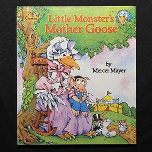 Little Monster&#39;s Mother Goose, by Mercer Mayer, 1979 HB, Merrigold Press