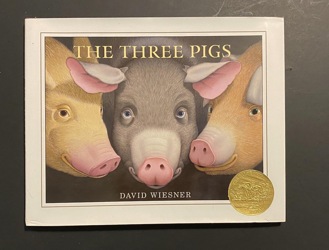 the-three-pigs-by-david-wiesner-2001-hb-clarion-books-etsy