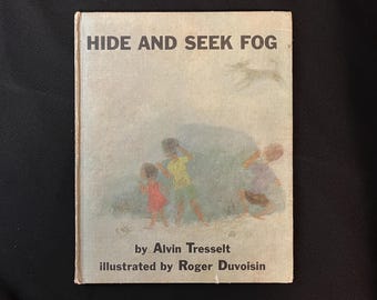 Cache-cache dans le brouillard, d'Alvin Tresselt, illustration de Roger Duvoisin, 1965 HC, Lothrop Lee et Shepard, lecteur hebdomadaire