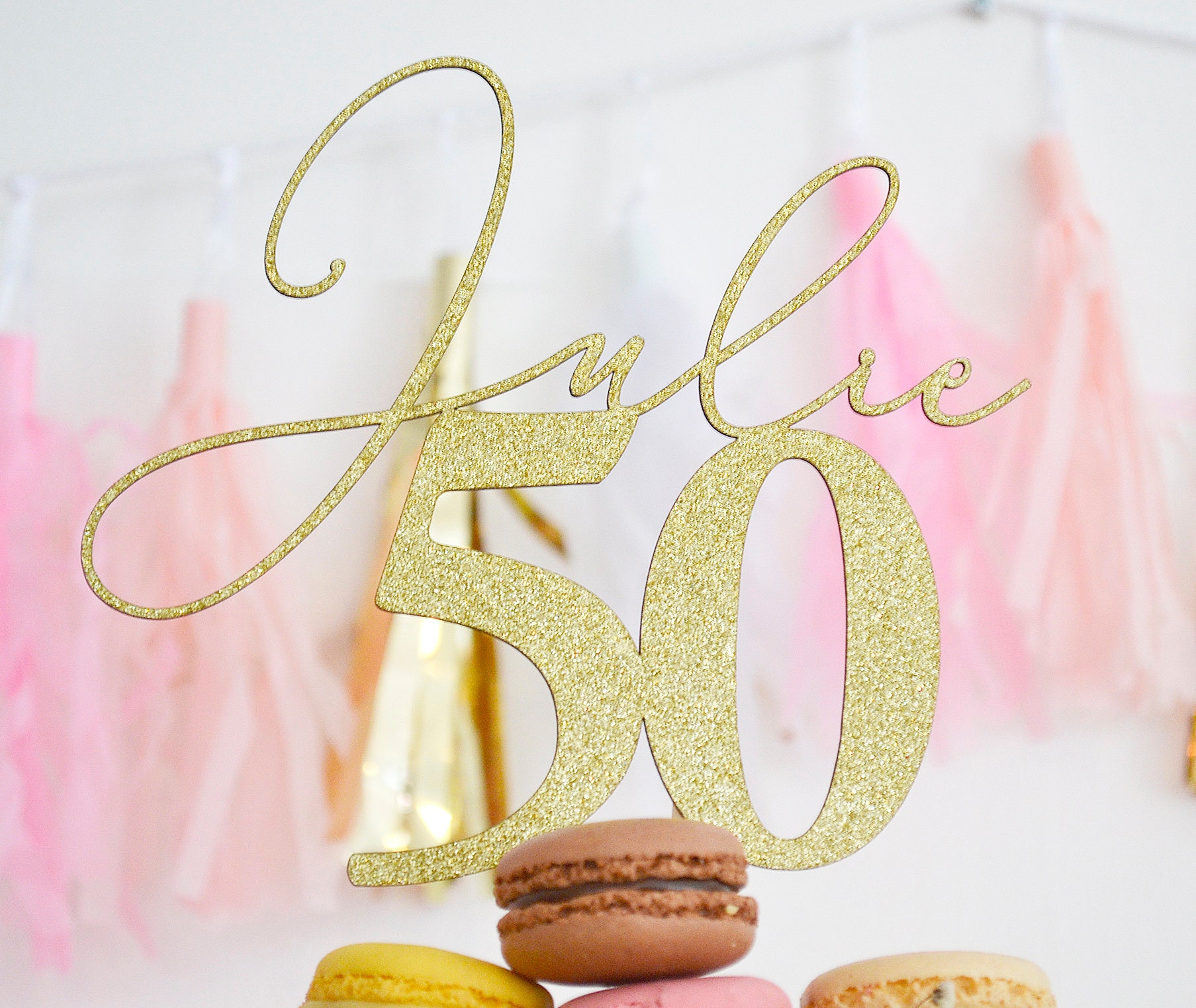 50 birthday cake topper