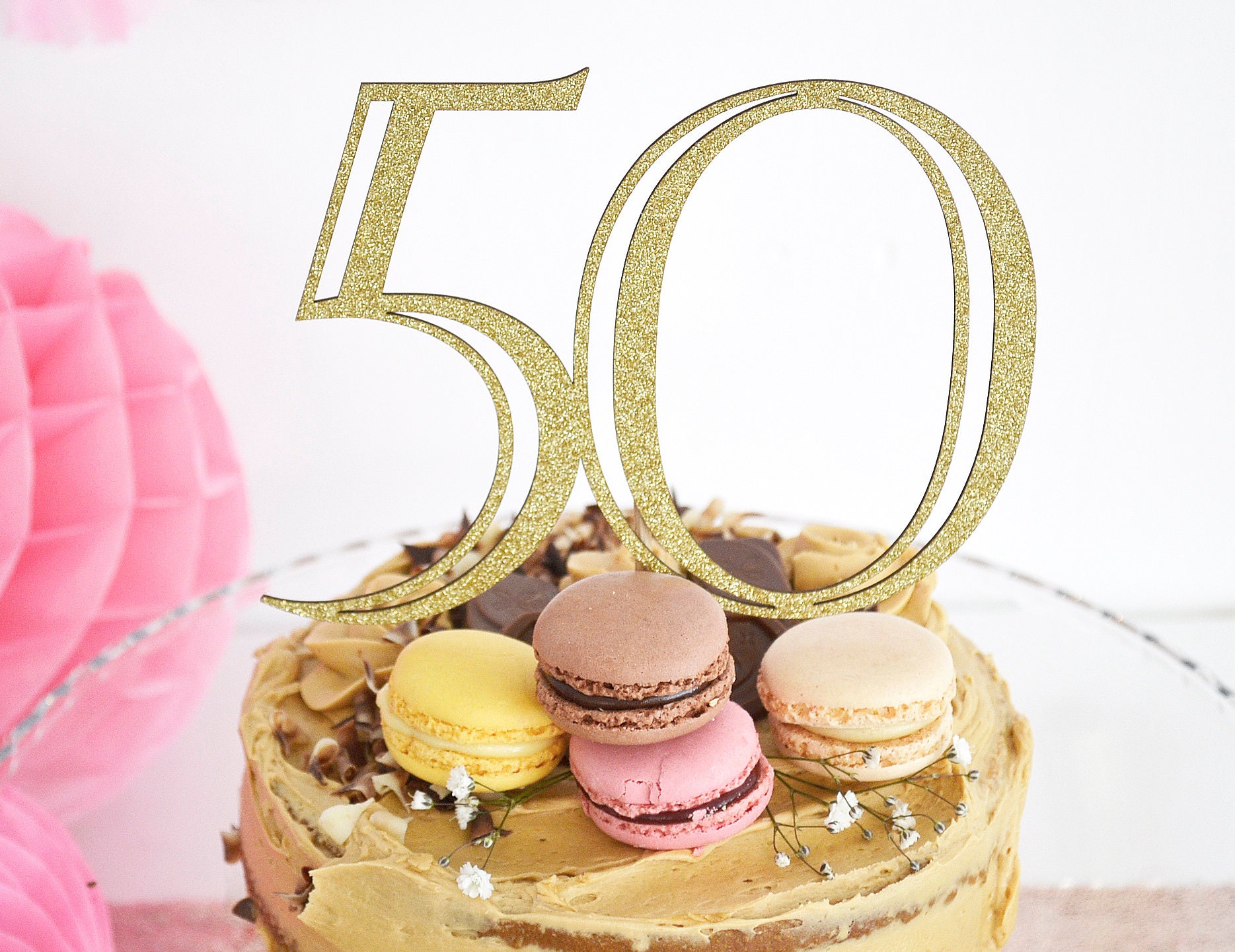 50 birthday cake topper