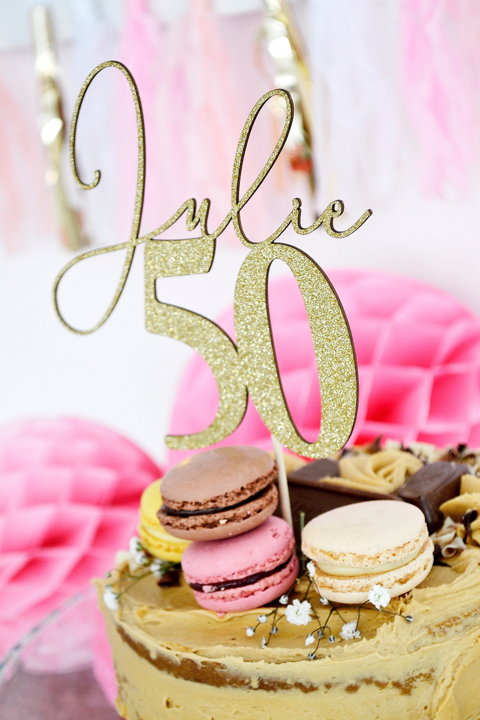 50 birthday cake topper