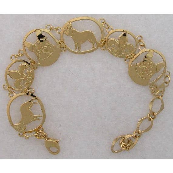 French Bulldog Bracelet by Touchstone Dog Designs // French Bulldog Jewelry // Dog Breed Jewelry // AKC Breed Jewelry