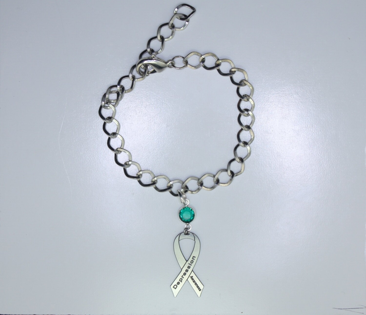 Depression Awareness Ribbon Bracelet Depression Support Etsy