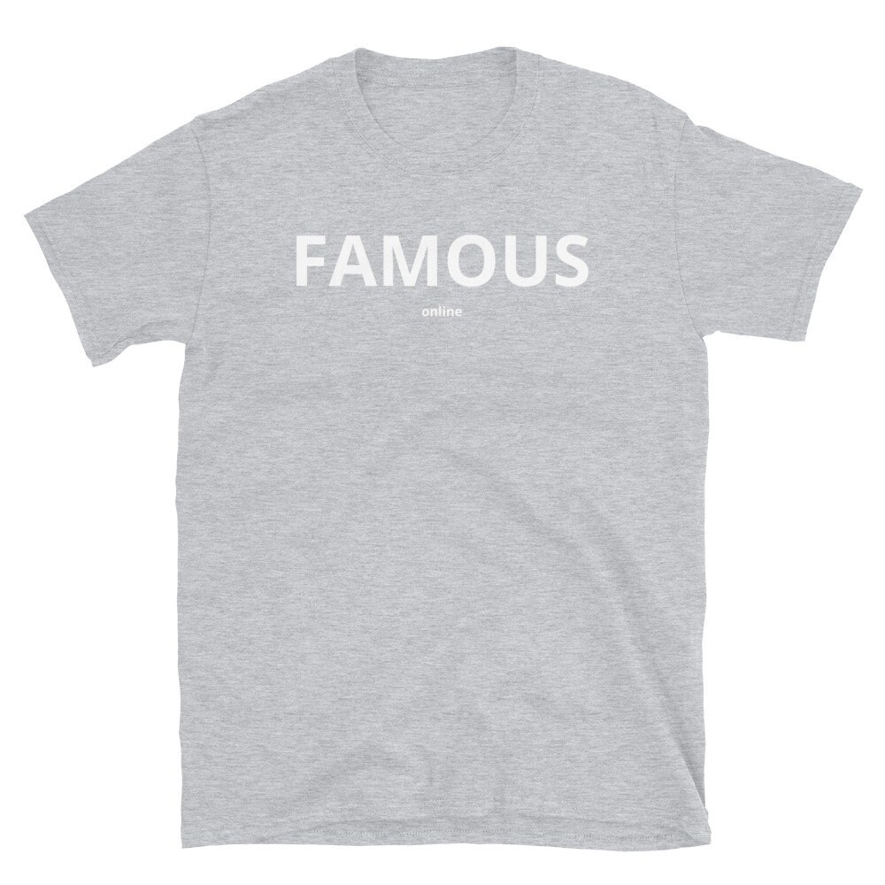 Famous Online Short-sleeve Unisex T-shirt Internet Famous, Influencer ...