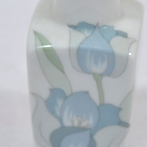 Bud Vase - Blue Flower made in Japan
