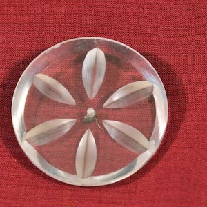 Vintage Acrylic Buttons - set of 2