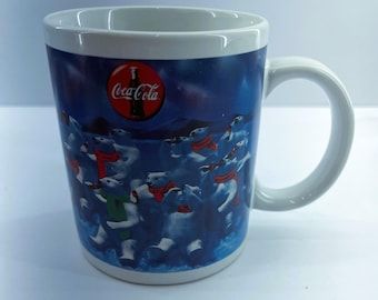 Vintage Coca Cola Polar Bear Coffee Mug