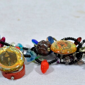Vintage Funky Charm Bracelet