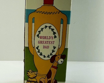 Vintage Avon World's Greatest Dad Cologne Bottle