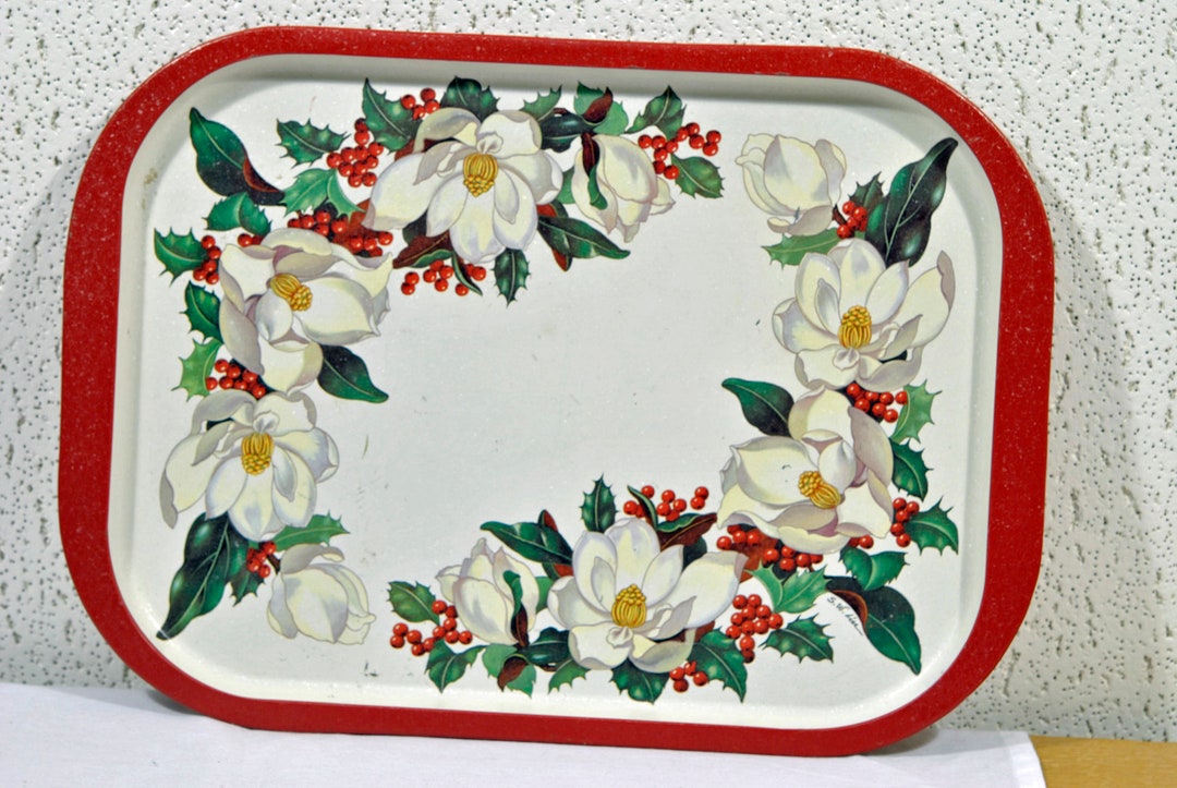 Vintage Potpourri Tray Painted by Shao Wei Liu Etsy