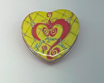 Brighton hjärtformad metalllåda