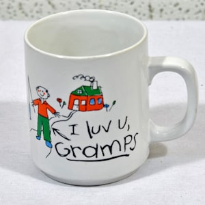 I Love U Gramps Coffee Mug from Action