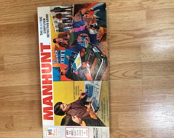 Manhunt Board Game by Milton Bradley