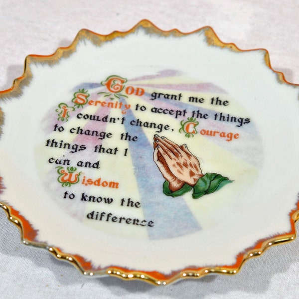 Serenity Prayer Plate