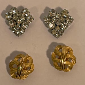 Vintage Clip on Earrings - Trifari Earrings