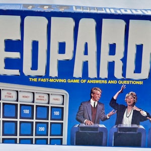 Vintage 1986 Jeopardy Game