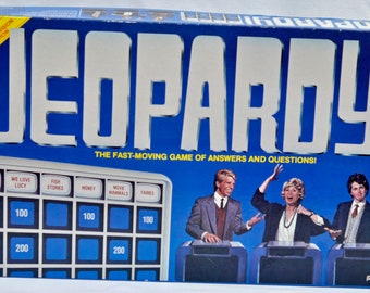 Vintage 1986 Jeopardy Game