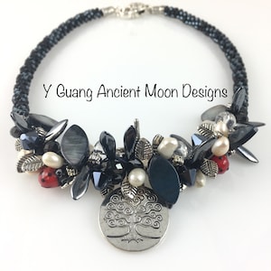 Kit-Beaded 7-Strand Tree of Life Necklace