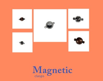 One round magnetic clasp