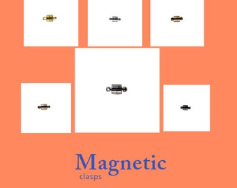 One round magnetic clasp