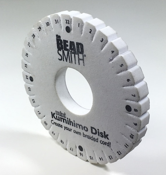 Small 32-Slot Kumihimo Disk-4.25,Standard Thickness-10mm