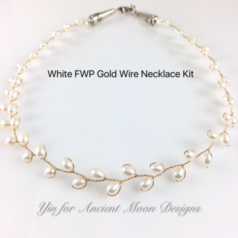 Wire Branch Pearl Necklace Kit Etsy