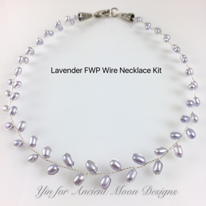 Wire Branch Pearl Necklace Kit Etsy