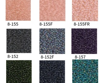 11-152F, Miyuki 22g Matte Tr Grey 11-152F, Miyuki 22g Matte Tr Grey