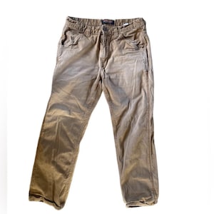 Ridgecut Toughwear Men’s Canvas Utility Work Pants Size 32x30 Brown Carpenter Unisex