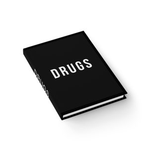 Black & White Minimalist Funny Medicine Doctor Gift Coffee Table Book Nurse Journal - Ruled Line