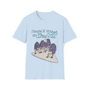 Heard it Through the Grapevine California Raisins 1980s Retro Style Unisex Softstyle T-Shirt