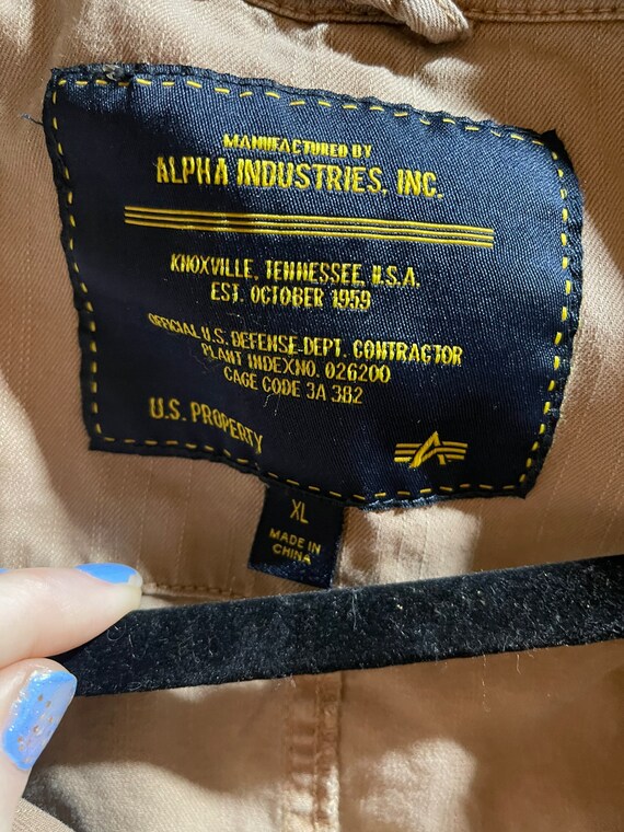 Vintage Alpha Industries CAMO Field Jacket M65 Army T… Gem