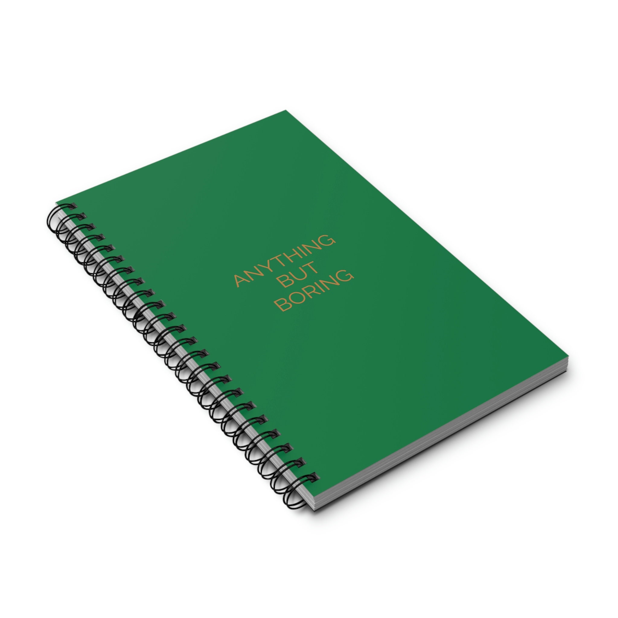 Cahier de notes spirale vert Clé en or