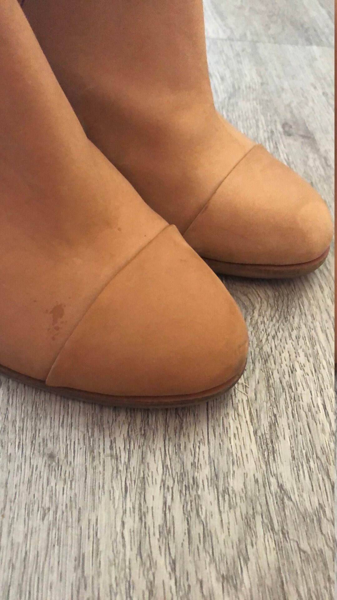 vince camuto beige boots