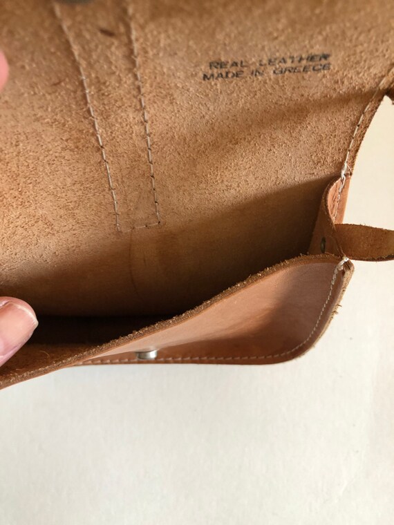 Vintage 100 Leather Saddle Bag Crossbody purse Santo… Gem