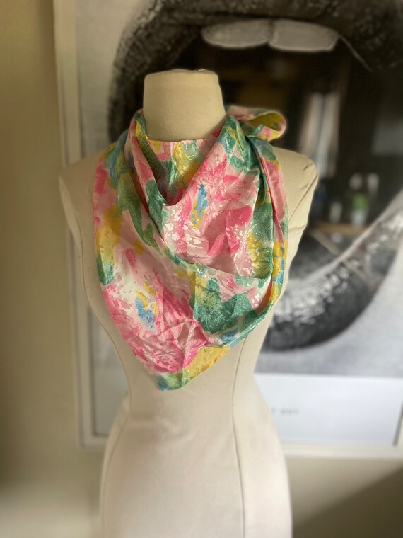 Vintage 80s bandana floral Gem