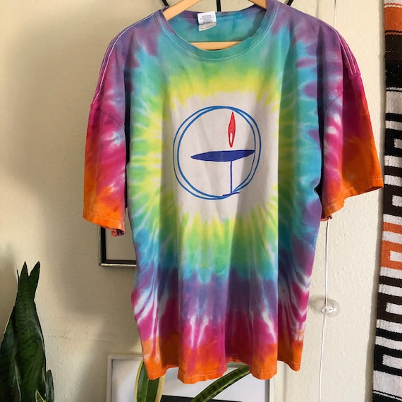 Vintage 1980s Unisex Boyfriend Tie Dye T Shirt - image 1