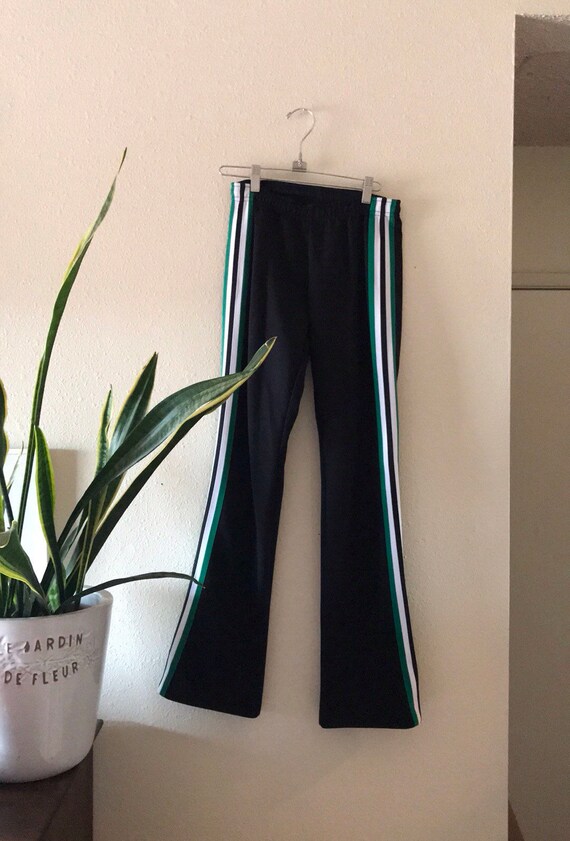 bell bottom track pants