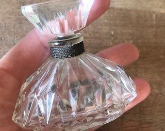 VINTAGE Joy Jean Patou Genuine and Stamped Baccarat Crystal RARE 1980s empty bottle, Rare Find