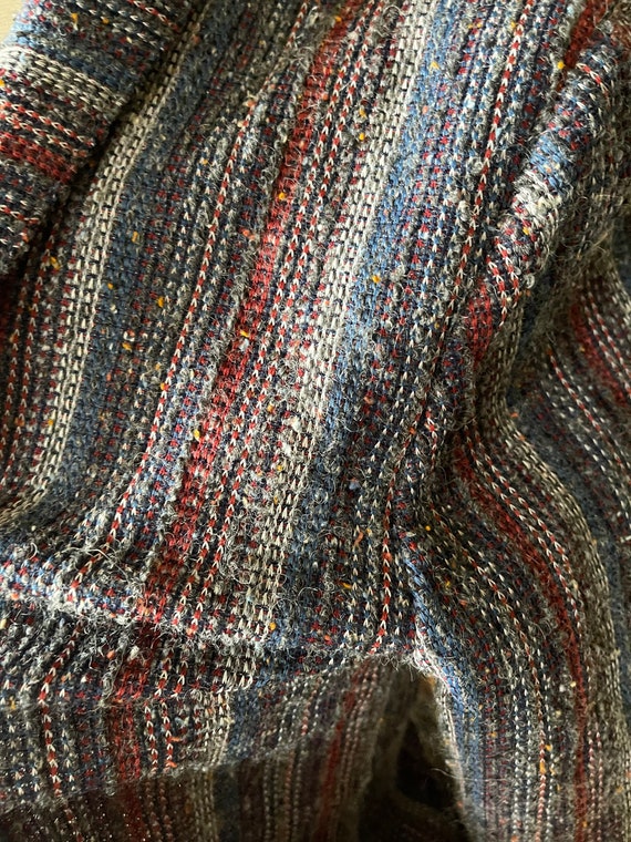 Vintage y2k pykettes multicolor knit blazer jacke… - image 6