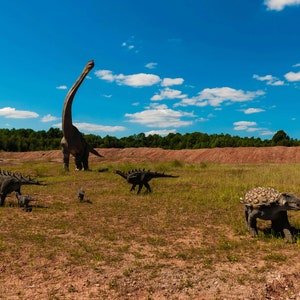 30 x 12 x 12 Dinosaurs Tank Background by Petbackdrops - Dinosaurs Aquarium Background