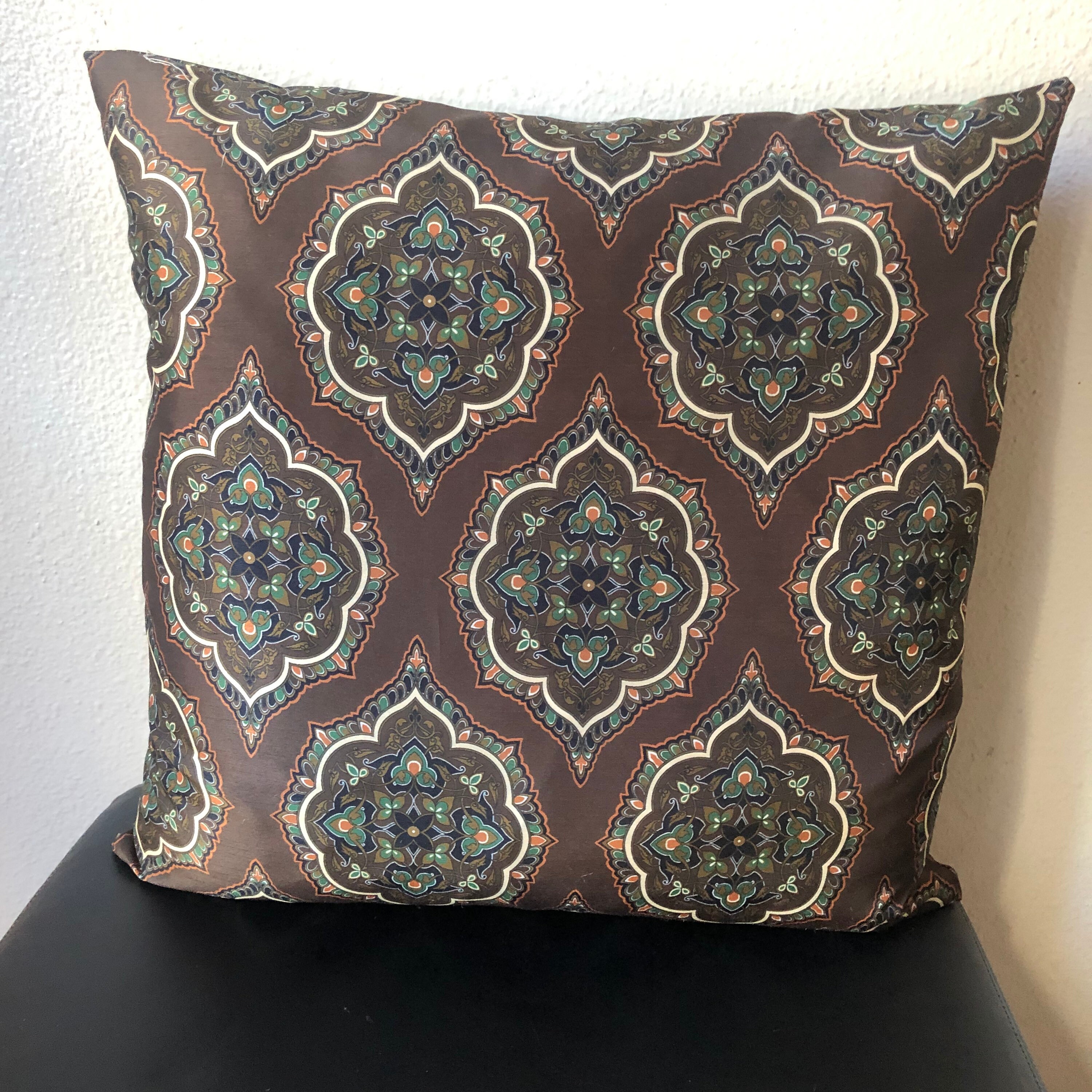 Ethnic Decor Throw Dupioni Marrakech Medersa  Pillow Cover by AllagraphPillow -Contemporary Decor Decorative Throw Pillows –Gift