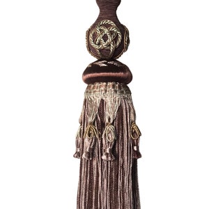Large, Elegant Mocha/Chocolate/ Brown Tassels