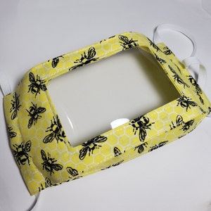 Smile Mask, Clear Window Face Mask, Lip Reading Mask