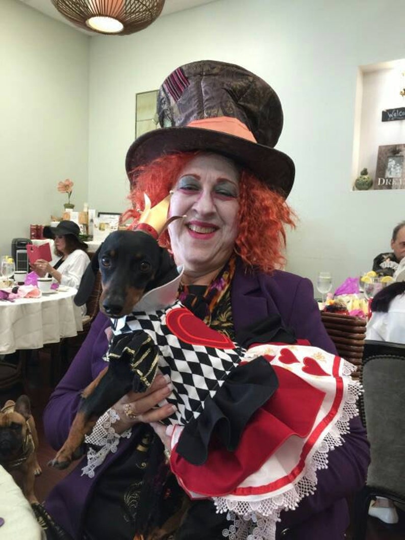 Red Queen Dog Costume Etsy