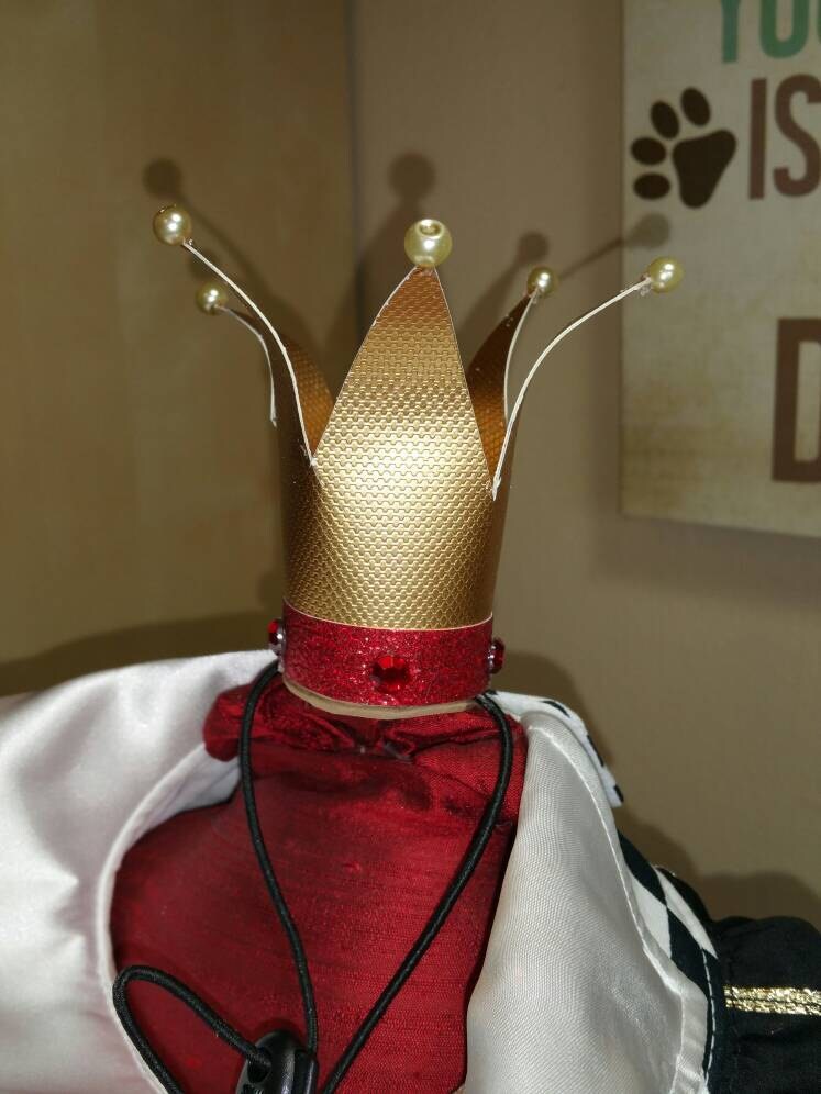 Red Queen Dog Costume Etsy